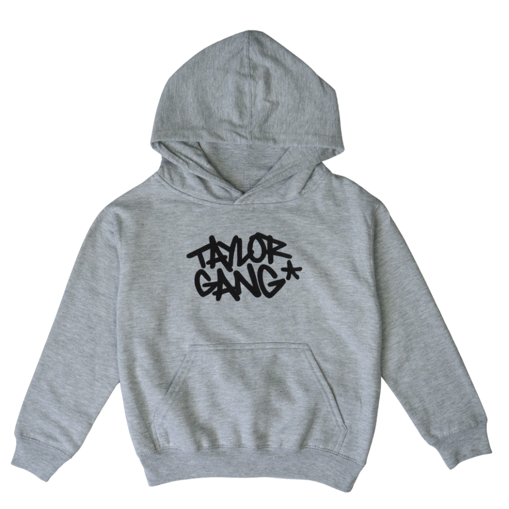 Kids Team Hoodie in Grey – Taylor Gang Merchandise