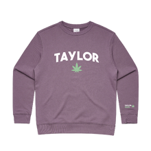  Leaf Crewneck Purple