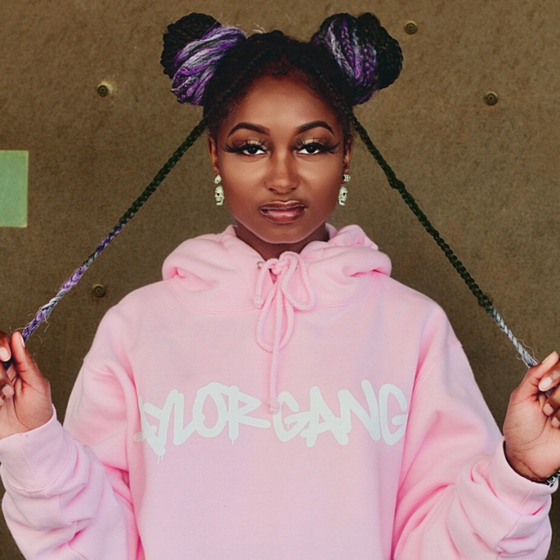 Core Hoodie in Light Pink